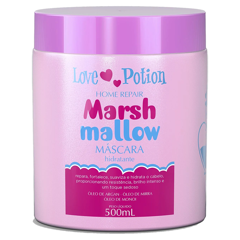 Love Potion Cosméticos - Brilho MarshMallow (Kit de Alisamento Capilar Orgânico Nanoplastia)