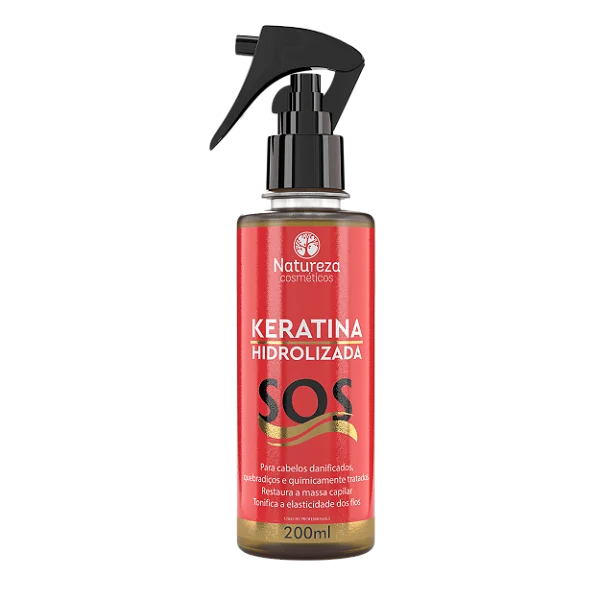 SOS Hyrdrolized Keratin Finishing Treatment (Natureza Cosmeticos America Finisher 200ml)
