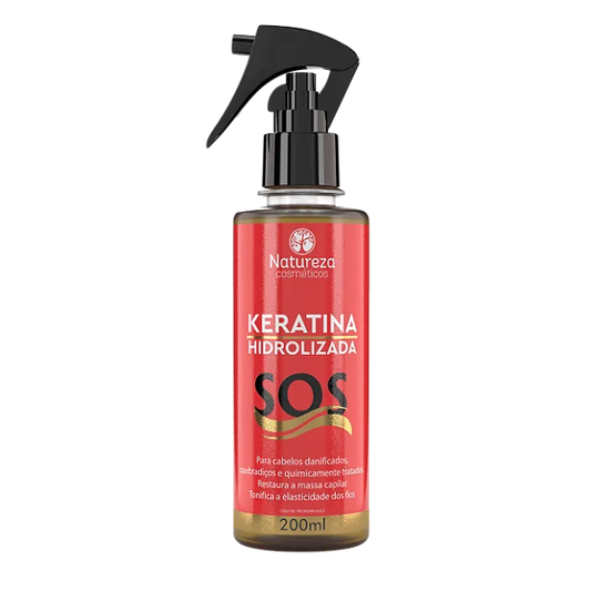 SOS Hyrdrolized Keratin Finishing Treatment (Natureza Cosmeticos America Finisher 200ml)