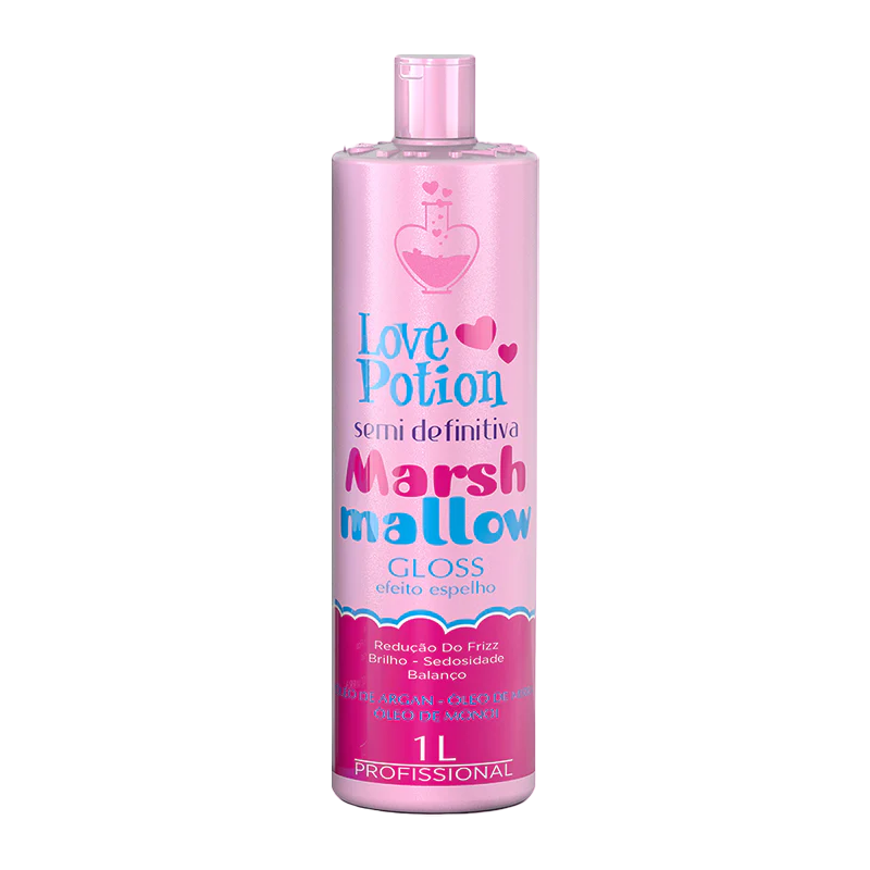 Love Potion Cosméticos - Brilho MarshMallow (Kit de Alisamento Capilar Orgânico Nanoplastia)