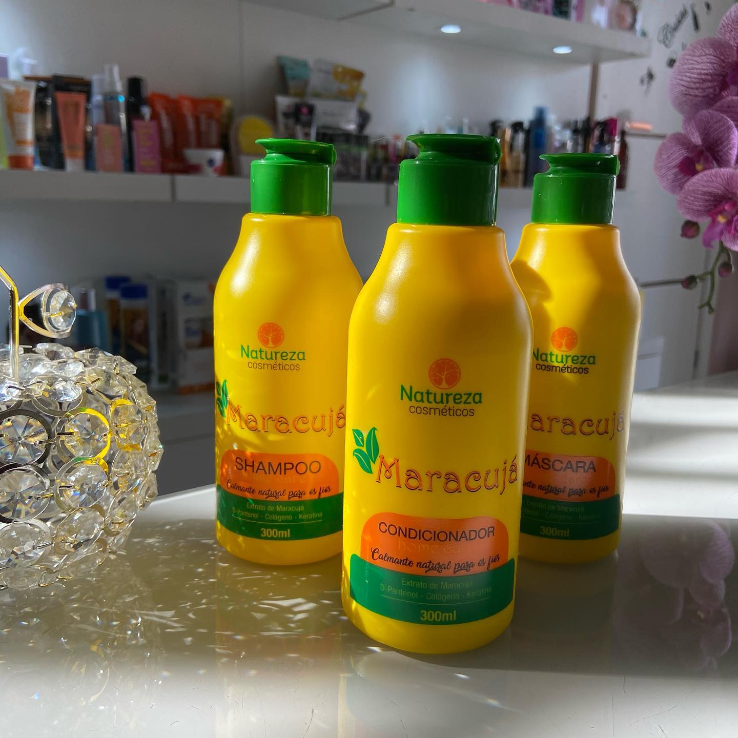Maracujá - Passion Fruit Home Care Kit (Natureza Cosmeticos America Maracuja Home Care 1kg)