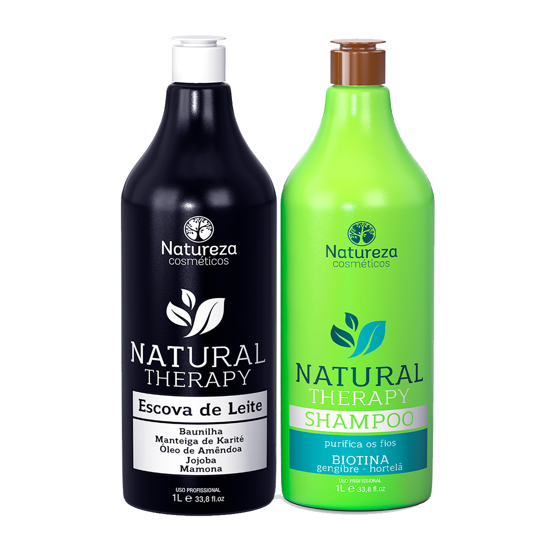 Natureza Cosmeticos - Escova de Leite (Organic Milk Protein Hair Straightening Kit)