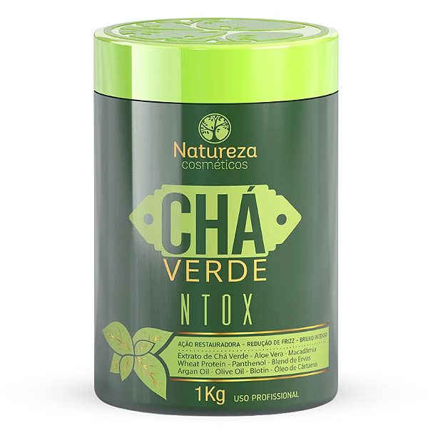 Natureza Cosmeticos - Cha Verde NTox (Green Tea Hair Botox 1kg)