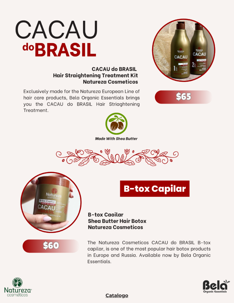 Natureza Cosmeticos - Escova de Biotina (Kit Alisador Orgânico para Nanoplastia)