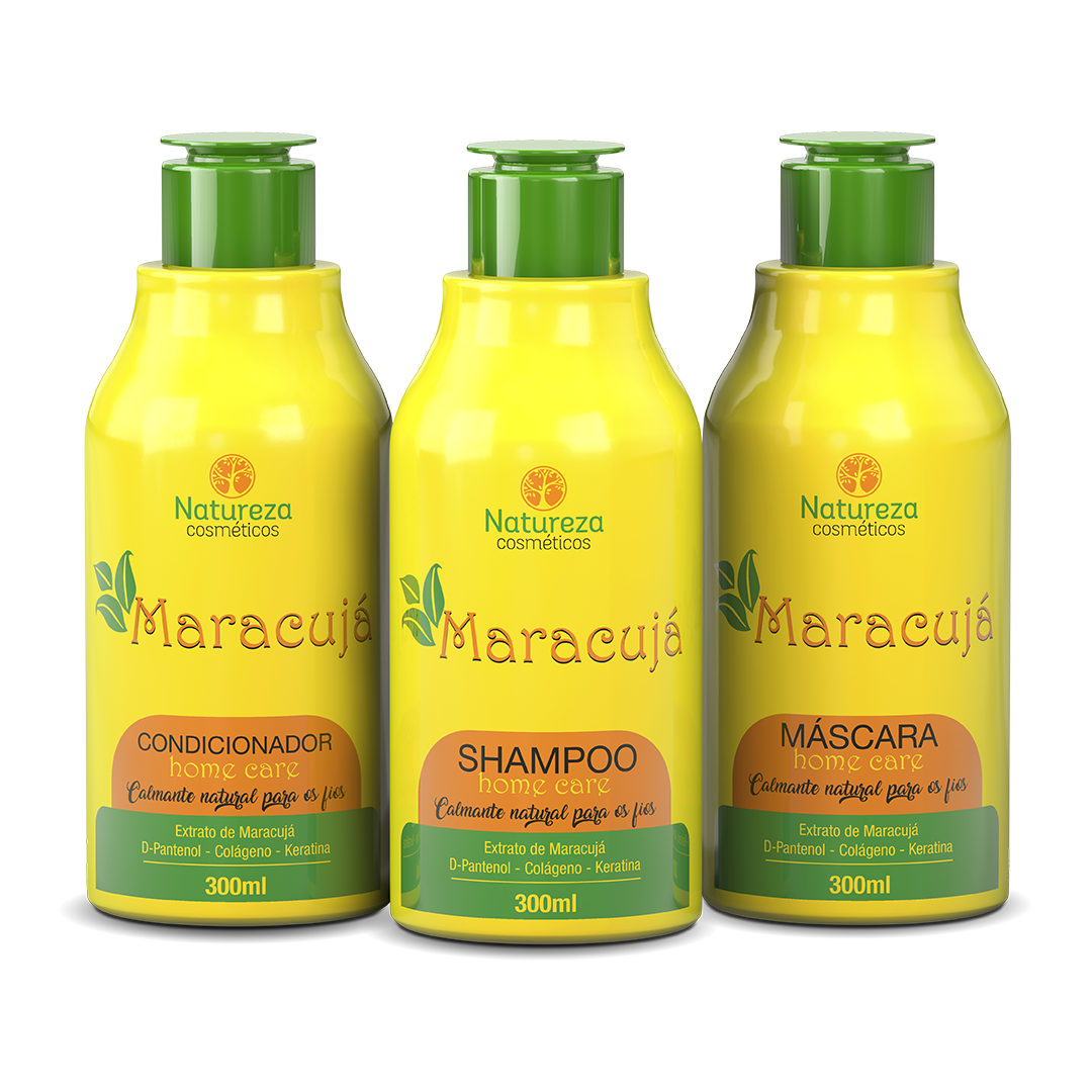 Maracujá  - Passion Fruit Home Care Kit (Natureza Cosmeticos America Maracuja Home Care 1kg)