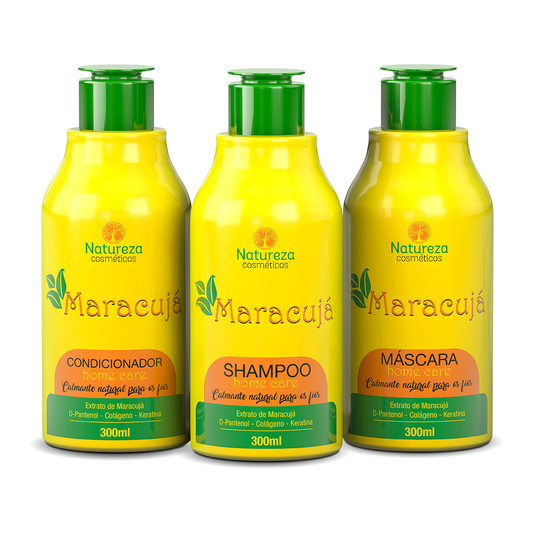 Maracujá  - Passion Fruit Home Care Kit (Natureza Cosmeticos America Maracuja Home Care 1kg)
