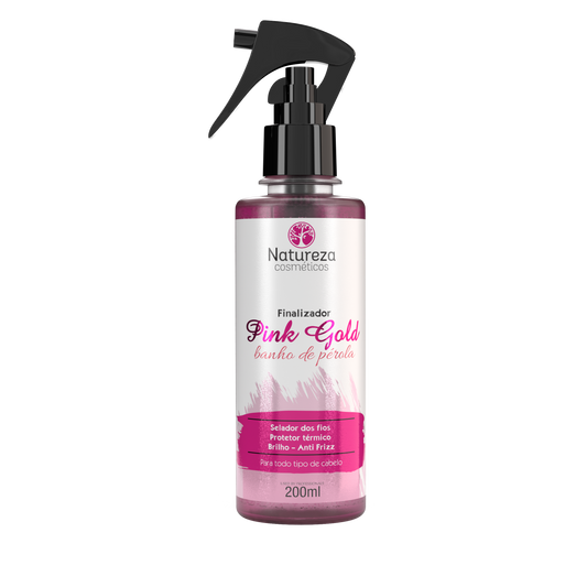 Natureza Cosmeticos - Banho de Perola Pink Gold Finisher (Finishing Spray)
