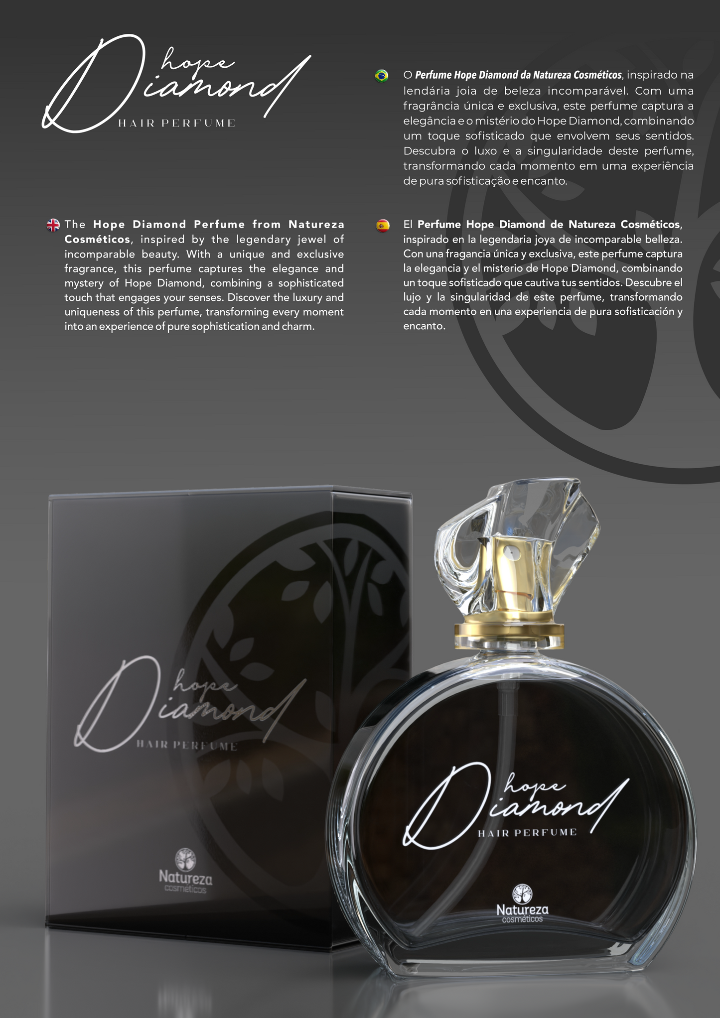Natureza Cosmeticos - Hope Diamond Hair Perfume (50ml)
