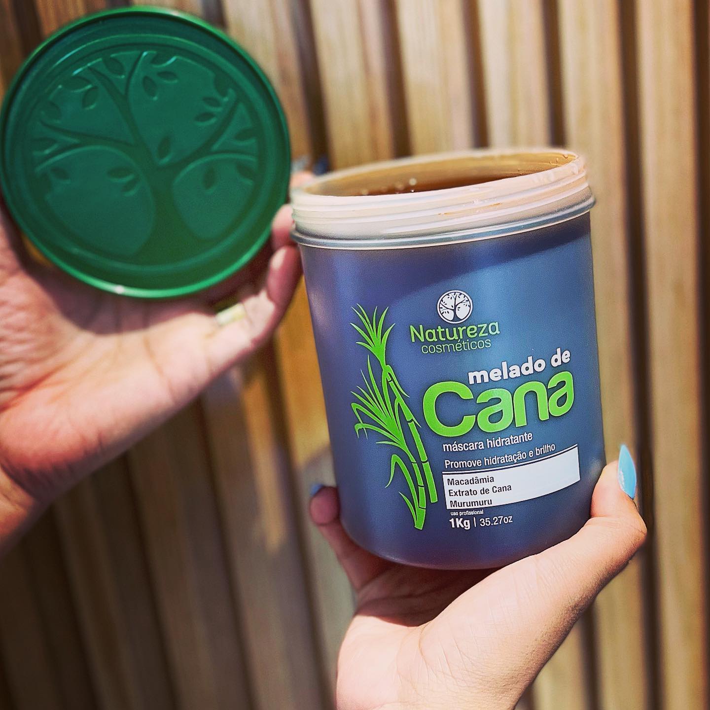 Melado de Cana - Sugar Cane Hair Mask (Natureza Cosmeticos America Restoration Mask 1kg)