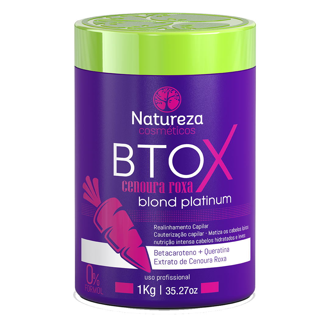Natureza Cosméticos - NTOX Cenoura 35oz (Tratamento de Botox Capilar)