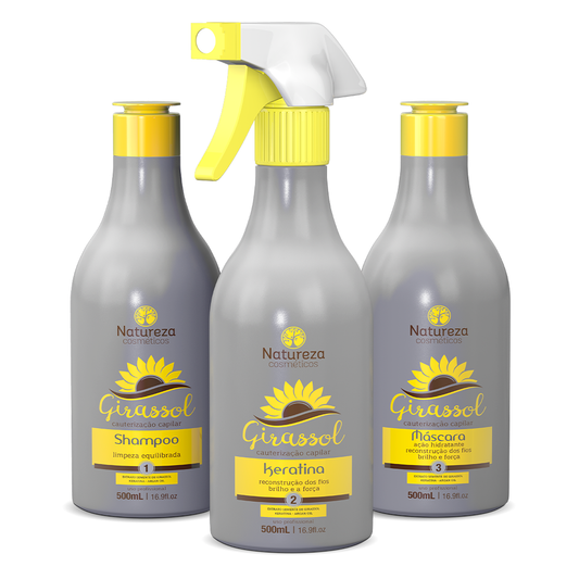 Natureza Cosmeticos -  Girassol (Sunflower Cauterization Keratin Kit)