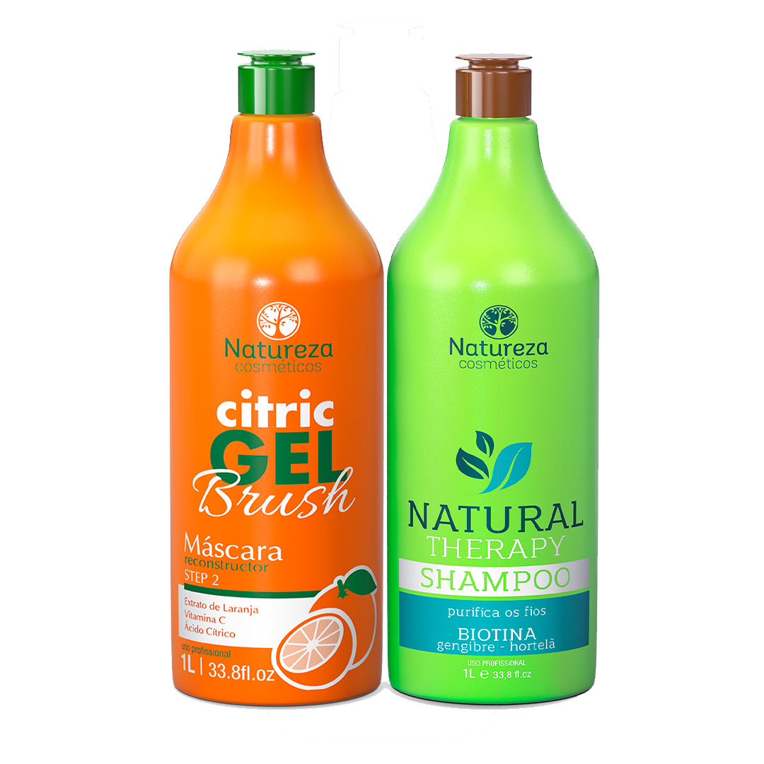 Natureza Cosmetics - Citric Gel Brush (2-step Nanoplasty Kit)