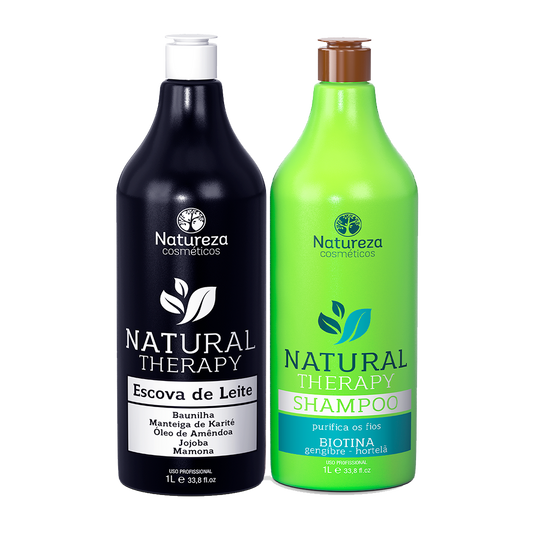 Natureza Cosmeticos - Escova de Leite (Organic Milk Protein Hair Straightening Kit)