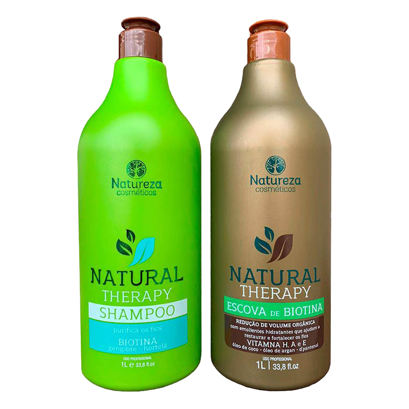 Natureza Cosmeticos - Escova de Biotina (Kit Alisador Orgânico para Nanoplastia)