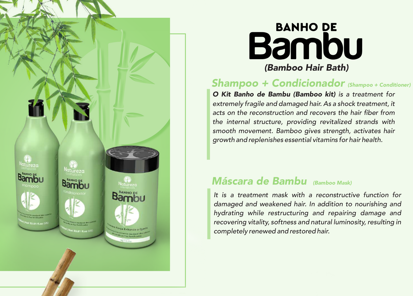 Natureza Cosméticos - Máscara de Biotina 1KG (Máscara Capilar Orgânica)
