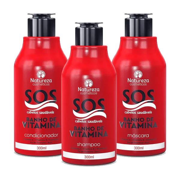 SOS Banho de Vitamina - Home Care Kits (Natureza Cosmeticos America SOS Home Care)