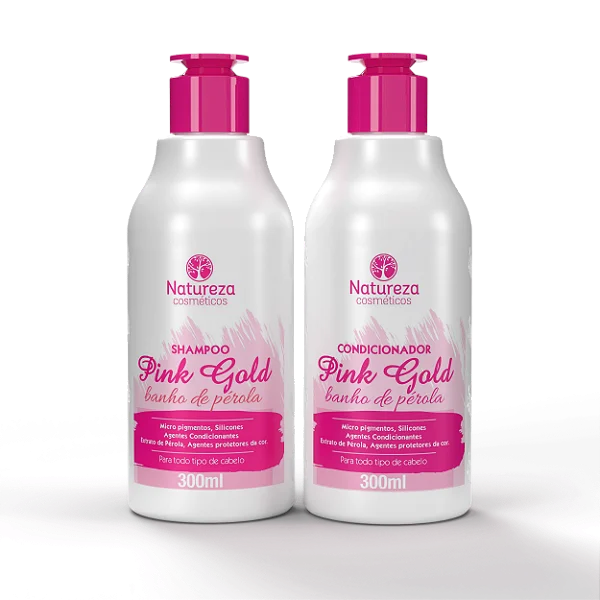 Natureza Cosmeticos - Banho de Perola (Pink Gold Bundle)
