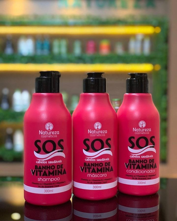 SOS Banho de Vitamina - Home Care Kits (Natureza Cosmeticos America SOS Home Care)